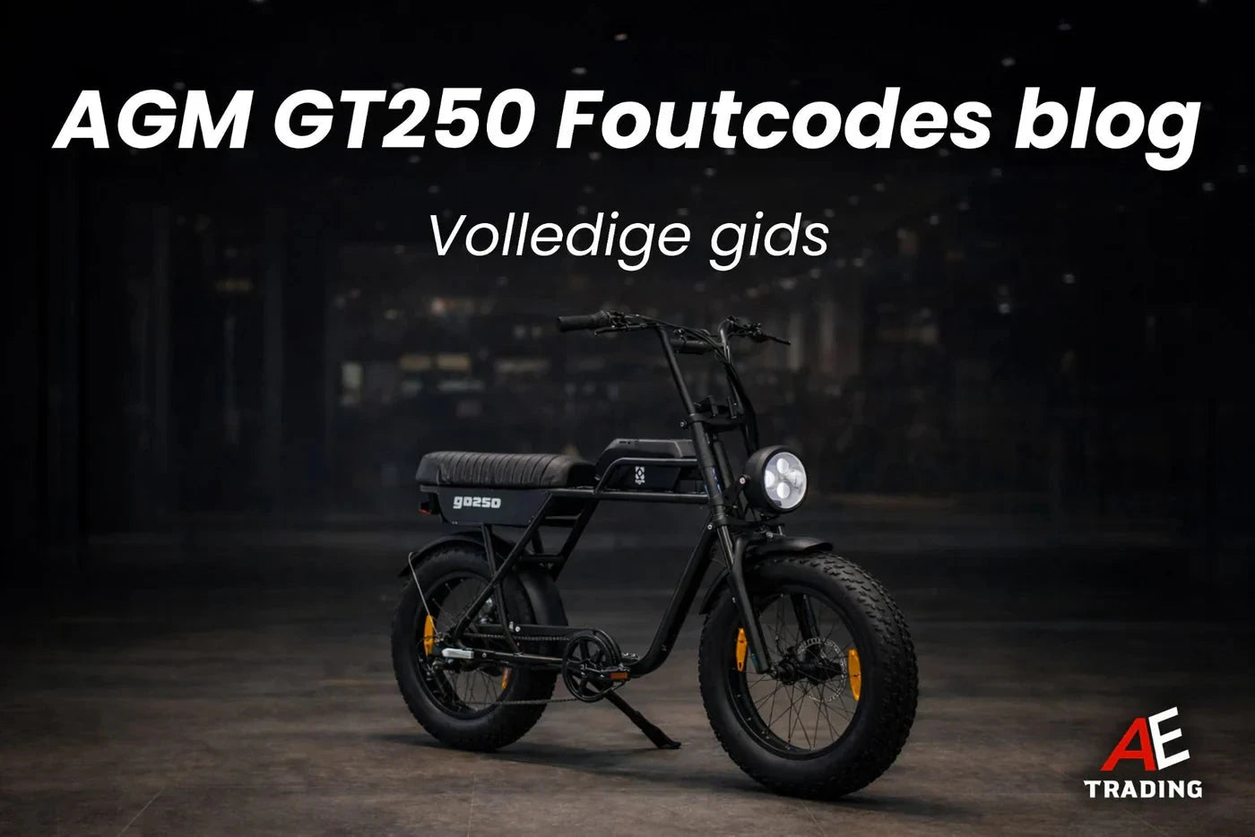 AGM GT250 Foutcodes – Complete S750 Display Errorcode Gids AE-trading
