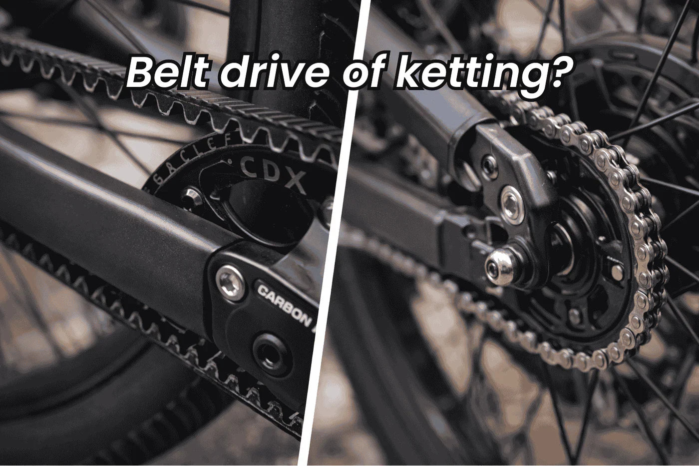 Belt drive vs ketting: wat is beter op een e-bike?
