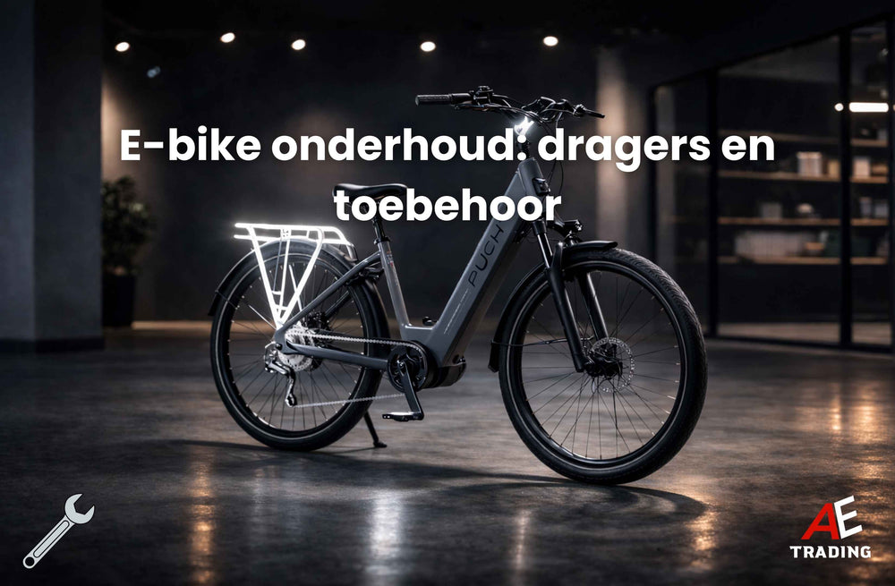 E-bike onderhoud: dragers en toebehoor AE-trading