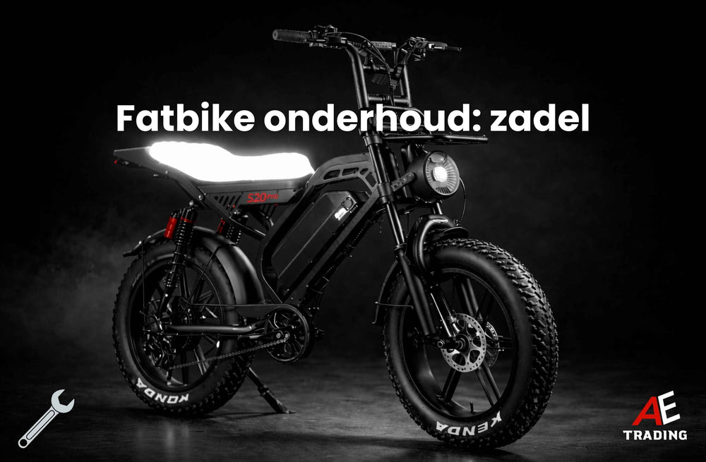 Fatbike onderhoud: zadel AE-trading