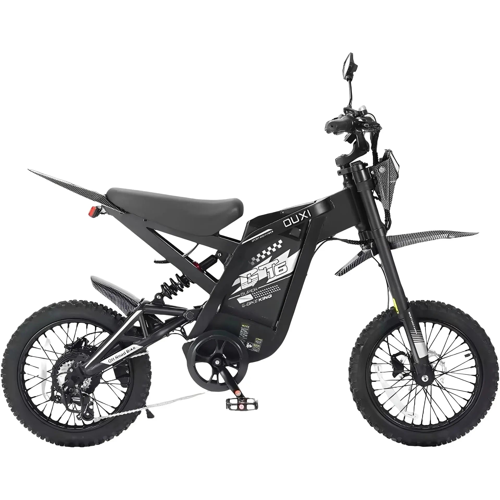 Mini fatbike Ouxi GT16 — compacte 16 inch elektrische fatbike
