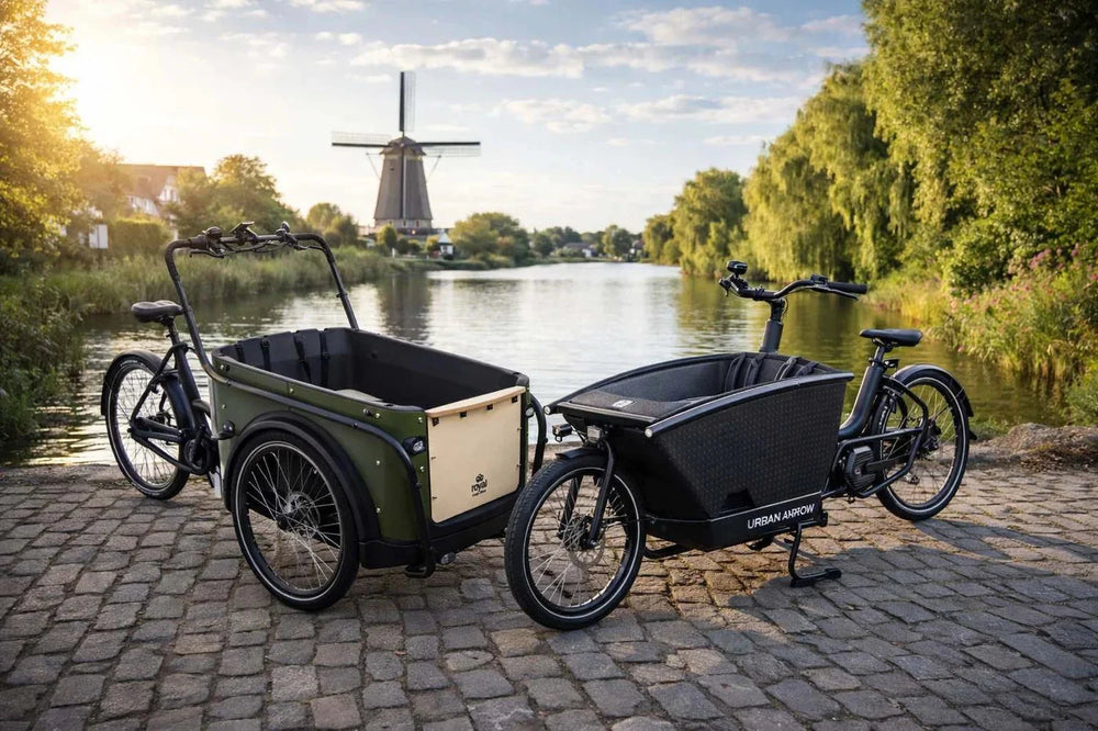 Tweewiel vs driewiel bakfiets: de verschillen op een rij AE-trading