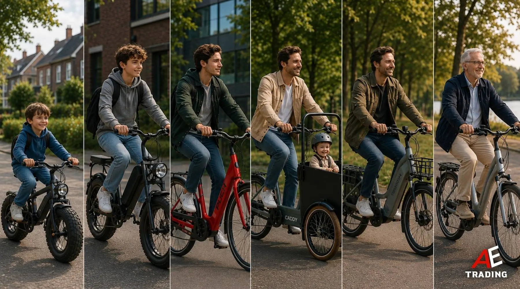 Welke fiets past bij jouw leeftijd? Van tiener tot senior AE-trading