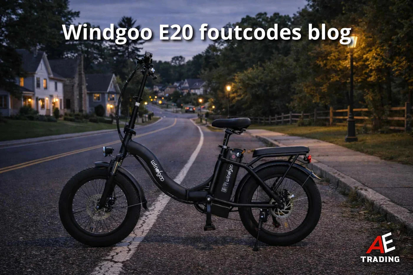 Windgoo E20 Foutcodes blog AE-trading