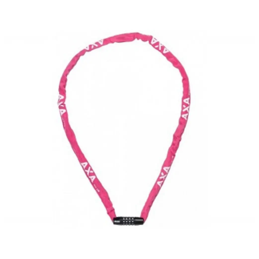 Axa Kettingslot Rigid Roze 120x3.5 met cijfercode. Beveiligingsniveau 3 - AE-trading