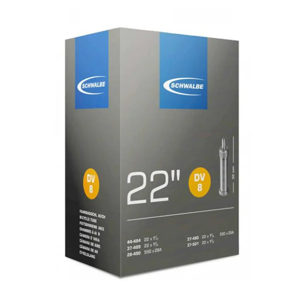 Schwalbe Binnenband 22x1 3/8 ETRTO 28/37-489-501, Ventiel: Dunlop Blitz/Holland DV8 - AE-trading