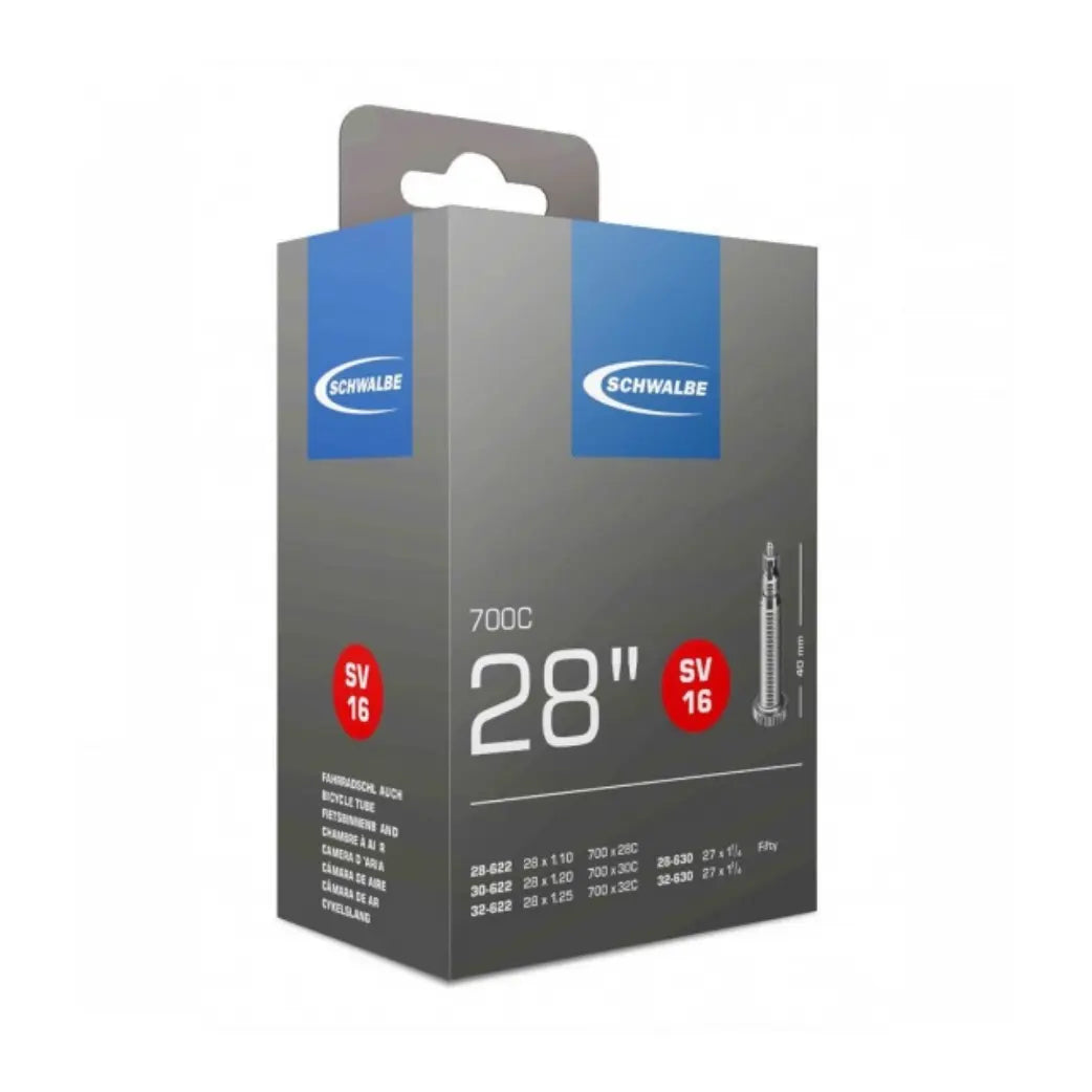 Schwalbe binnenband 28/27x1 1/4 1/8,, 700x28-32C ETRTO 28/32-622 Ventiel: Presta/Frans SV16 40mm - AE-trading