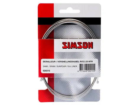Simson Binnenkabel Versnelling , derailleur RVS - AE-trading