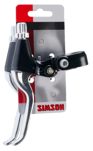 Simson Remhendel set, verstelbaar, Korte greep, aluminium/zwart - AE-trading