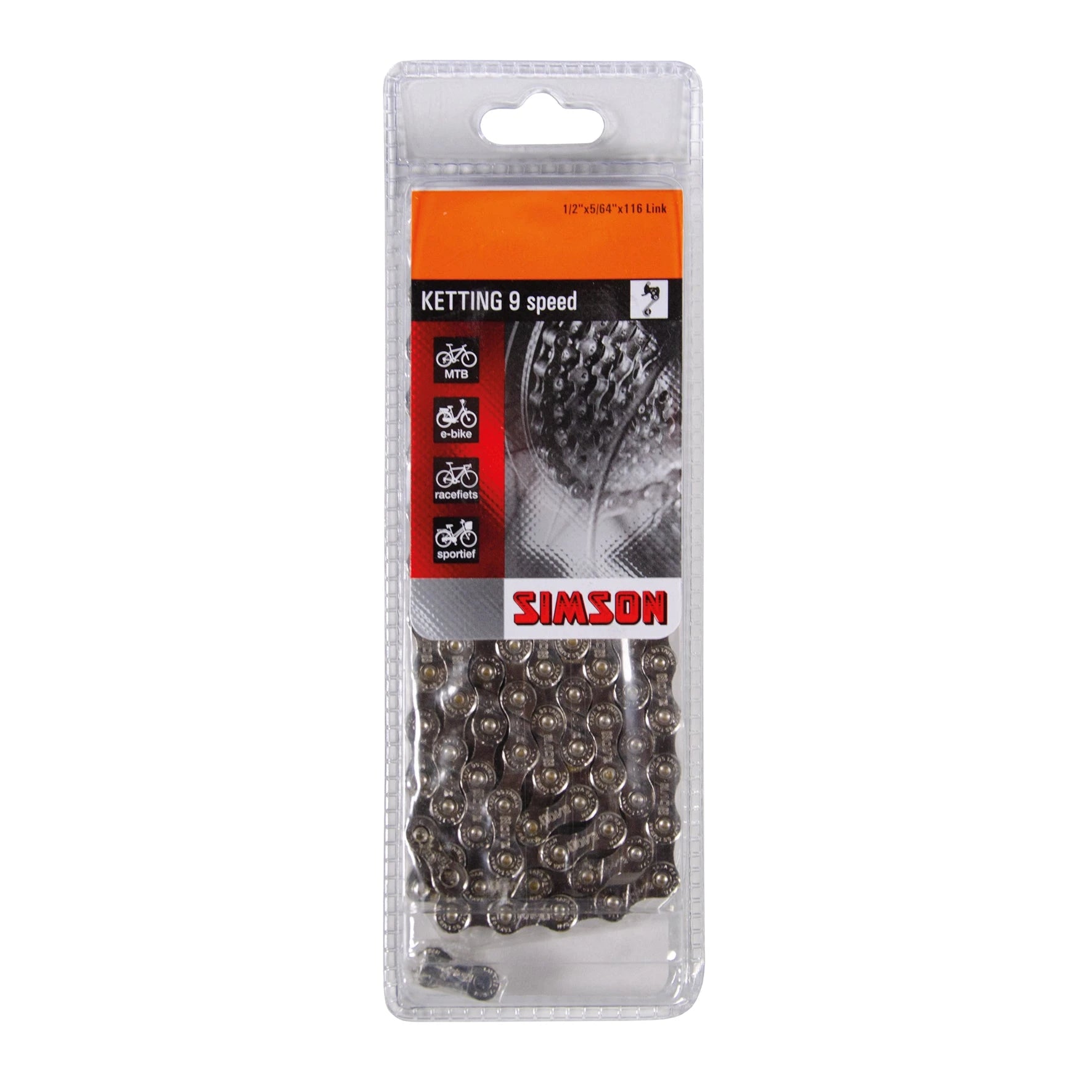 Simson Ketting Derailleur 9, IG/EXA - AE-trading