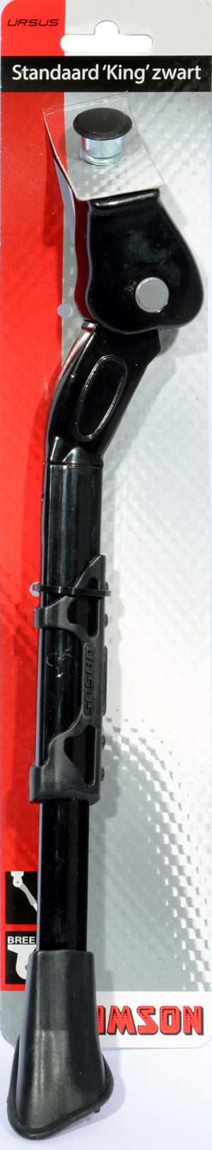 Simson Standaard King, verstelbaar, brede plaat, zwart alu - AE-trading
