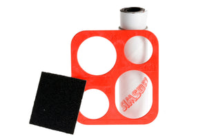 Simson Bandenreparatie rol pleister & sjabloon 7x20 cm (hangverpakking) - AE-trading