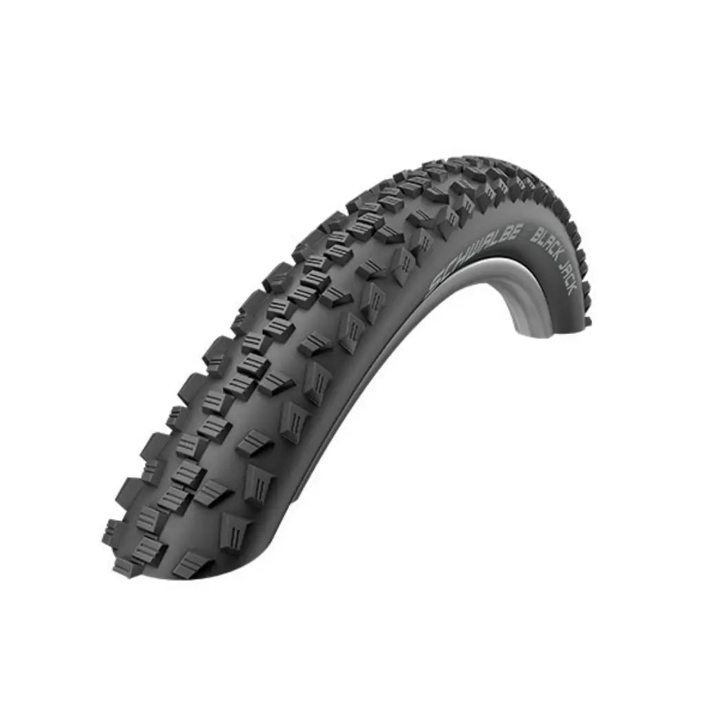 Buitenband: Schwalbe Black Jack (K-guard) Kleur: Zwart zonder reflectie Maat: 20x1,90, ETRTO 47-406 - AE-trading