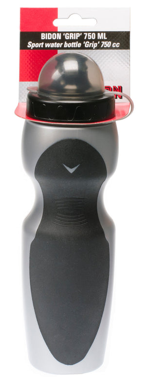 Simson bidon ''Grip'' , 750ml , zwart/grijs , incl. stofkap afneembaar - AE-trading