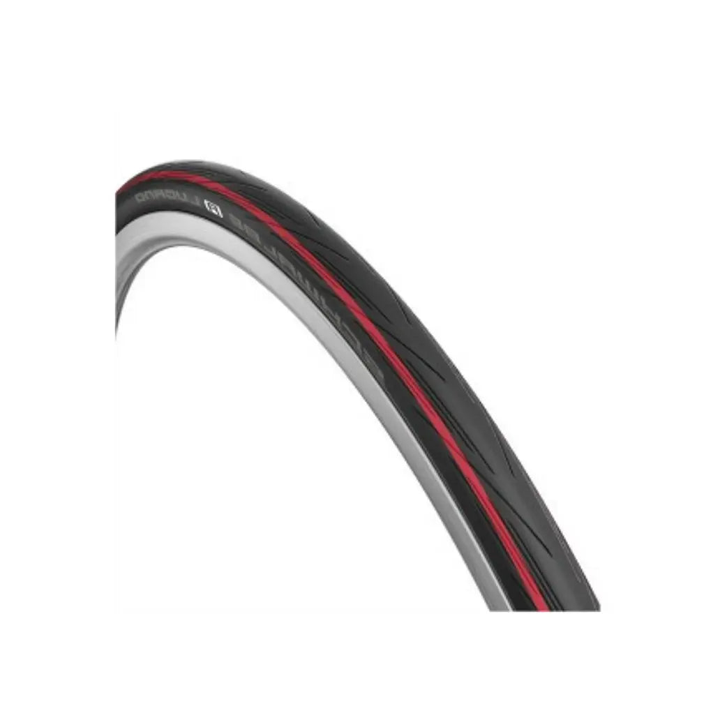 Buitenband: Schwalbe Lugano II (K-guard) Kleur: Zwart/rood zonder reflectie Maat: 700x25C ETRTO 25-622 - AE-trading