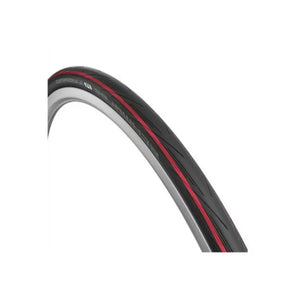 Buitenband: Schwalbe Lugano II (K-guard) Kleur: Zwart/rood zonder reflectie Maat: 700x25C ETRTO 25-622 - AE-trading