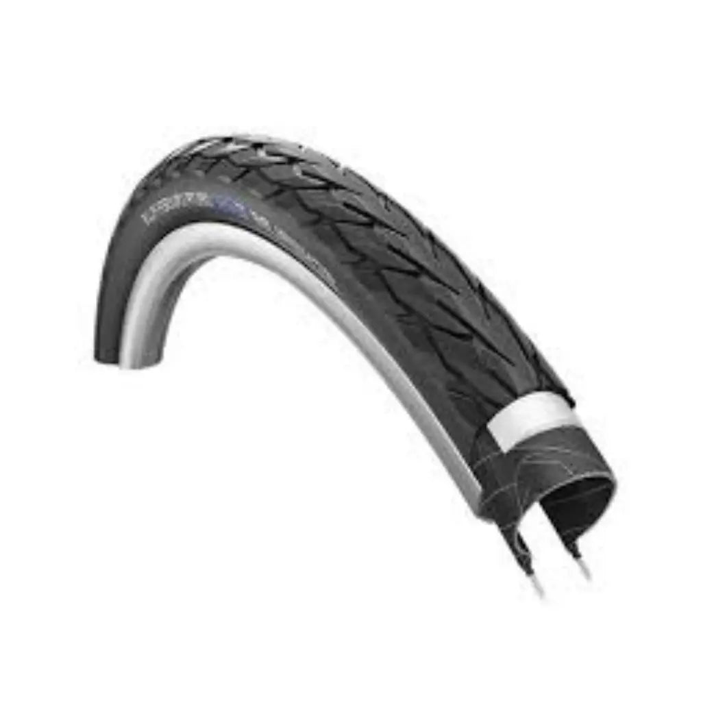 Buitenband: Schwalbe Delta Cruiser (K-guard) Kleur: Zwart met reflectie Maat: 28x1 1/4, 28x1.25, 700x32C ETRTO 32-622 - AE-trading
