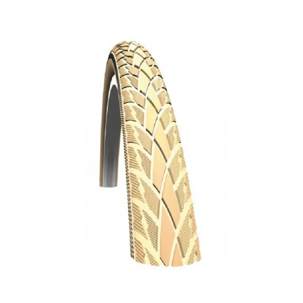 Buitenband:CST Sensamo Allround (1mm anti-lek) Kleur: Creme met reflectie Maat: 28x1 5/8x1 3/8, ETRTO 37-622 - AE-trading