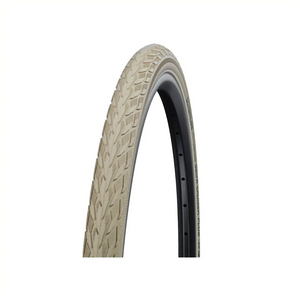 Buitenband: Schwalbe Delta Cruiser Plus reflectie (Twin-skin) Kleur: Creme met reflectie Maat: 28x1/2, 700x38B ETRTO 40-635 - AE-trading