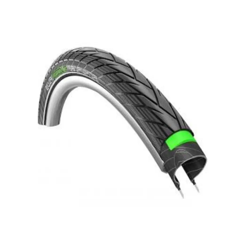 Buitenband: Schwalbe Energizer Plus (Greenguard 3mm anti-lek) Kleur: Zwart met reflectie Maat: 28x1 5/8x1 3/8,28x1.40,700x35C ETRTO 37-622 - AE-trading