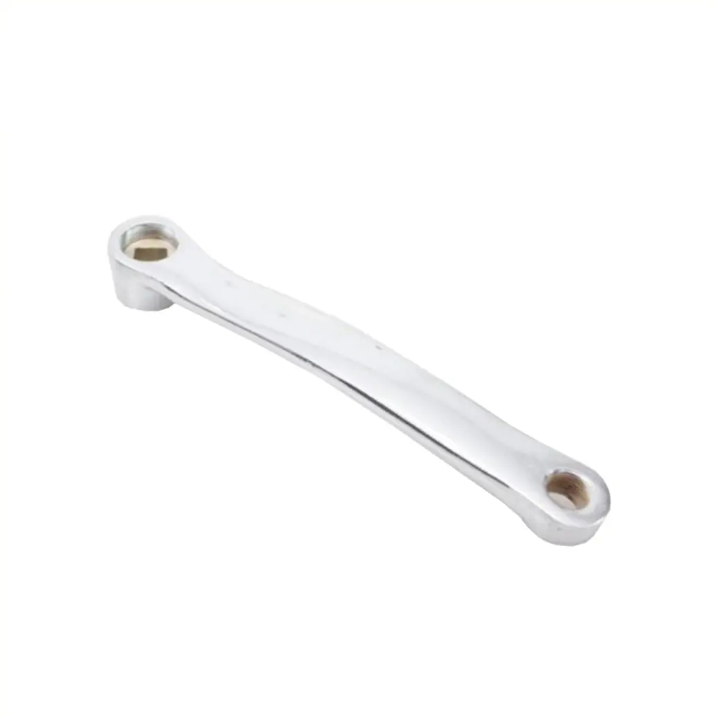 Crank staal chroom. cranklengte 170mm spieloos - AE-trading
