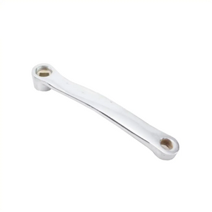 Crank staal chroom. cranklengte 170mm spieloos - AE-trading