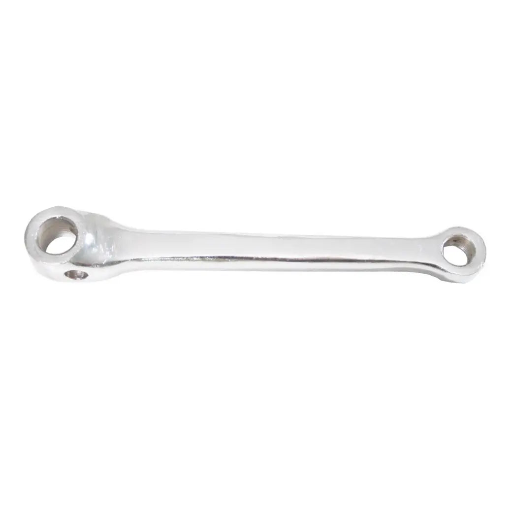 Crank staal chroom, cranklengte 170mm met spiegat - AE-trading