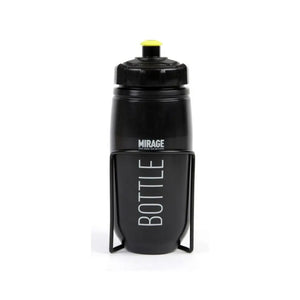Mirage bidon 600ml met houder Zwart. - AE-trading