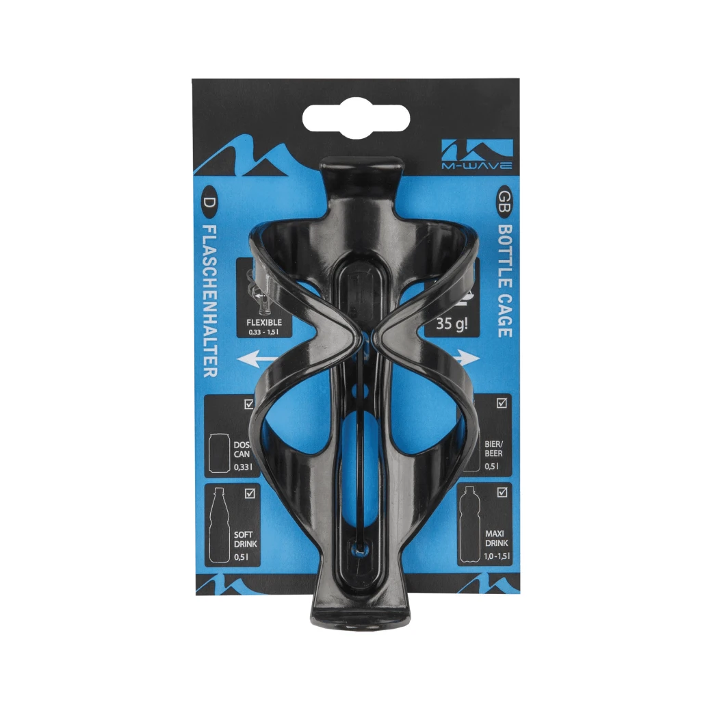 M-wave bidonhouder Flexibel, 0.33L-1.5L. (hangverpakking) - AE-trading