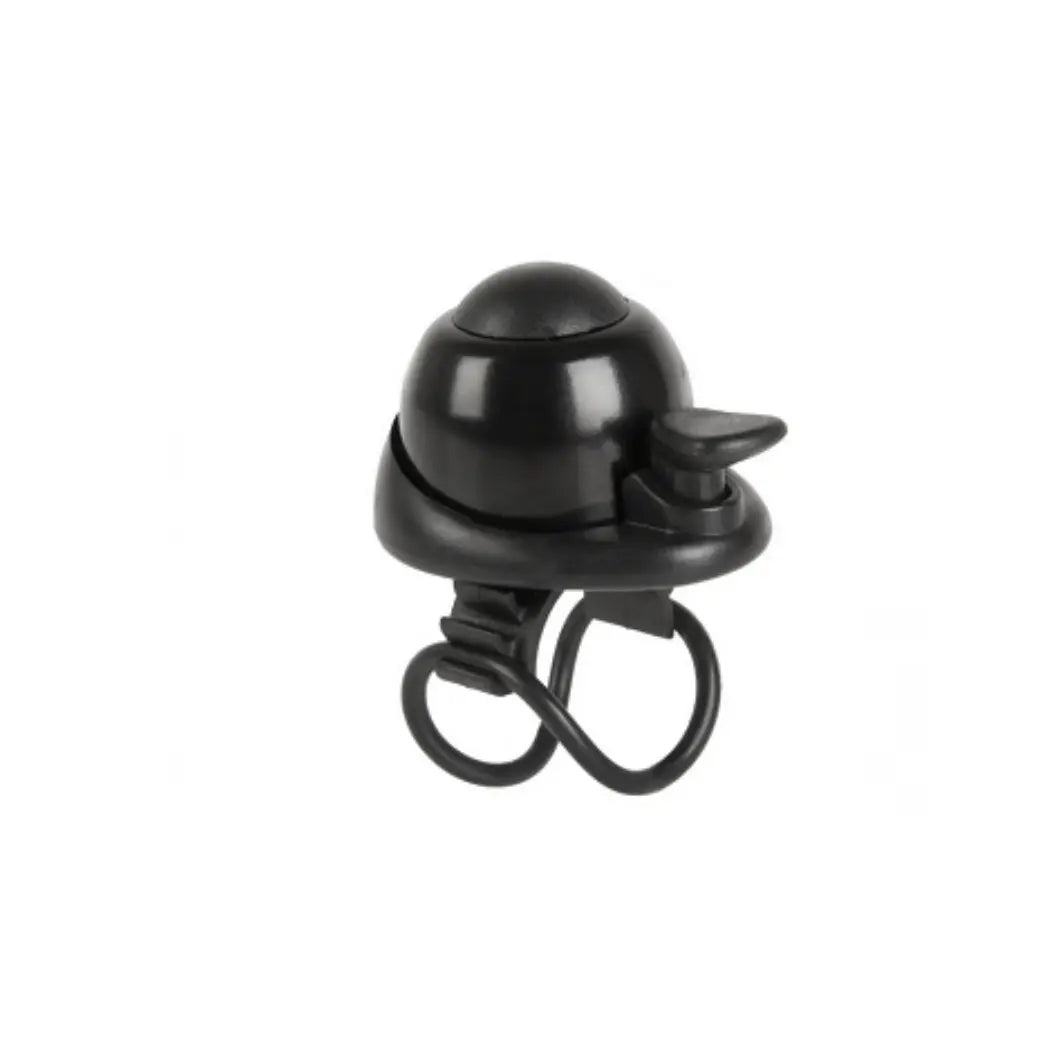 M-Wave mini bel, zwart met rubberen ring - AE-trading