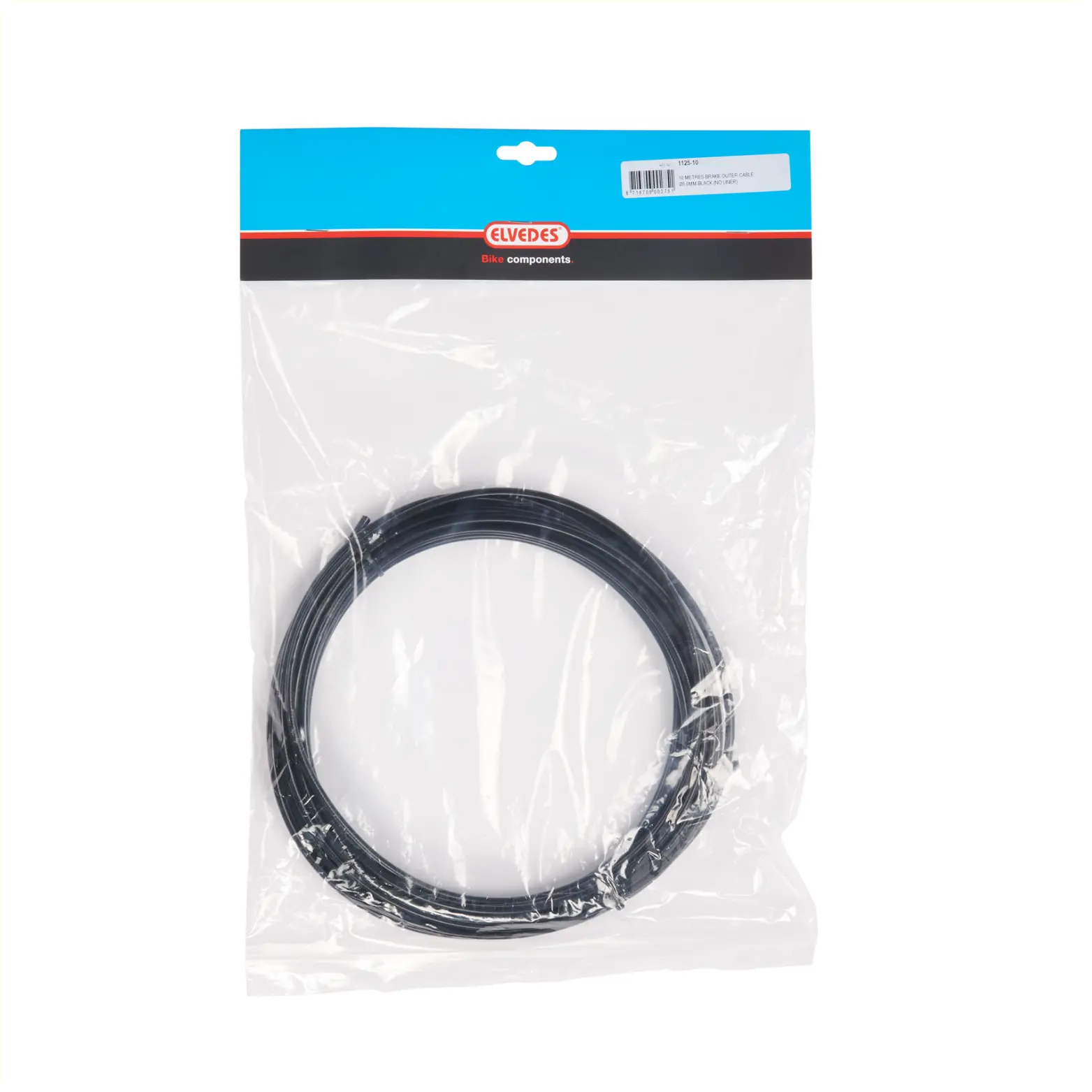 Elvedes buitenkabel zwart zonder liner 5,5 mm 10 meter op rol (rem). - AE-trading