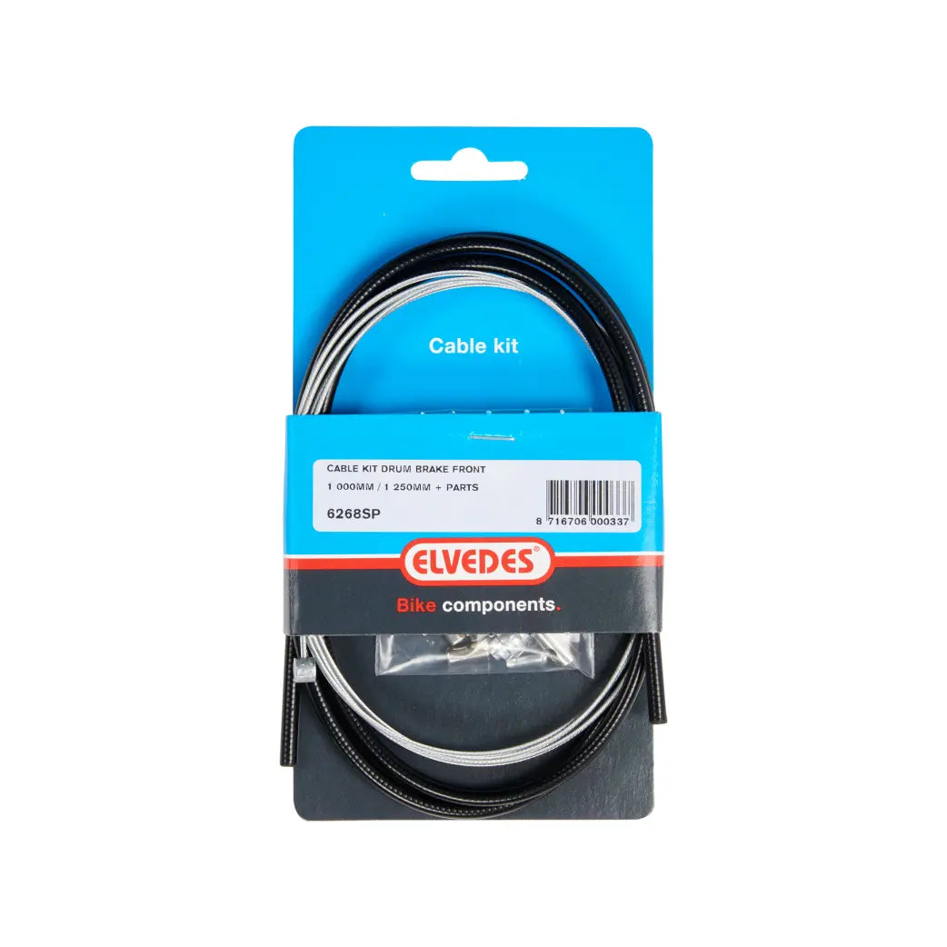 Elvedes kabel voorrem met draadeind 1-1.25 m - AE-trading