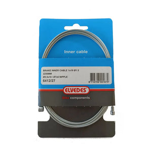 Elvedes binnenkabel achterrem 2 nippels 2.25m. - AE-trading