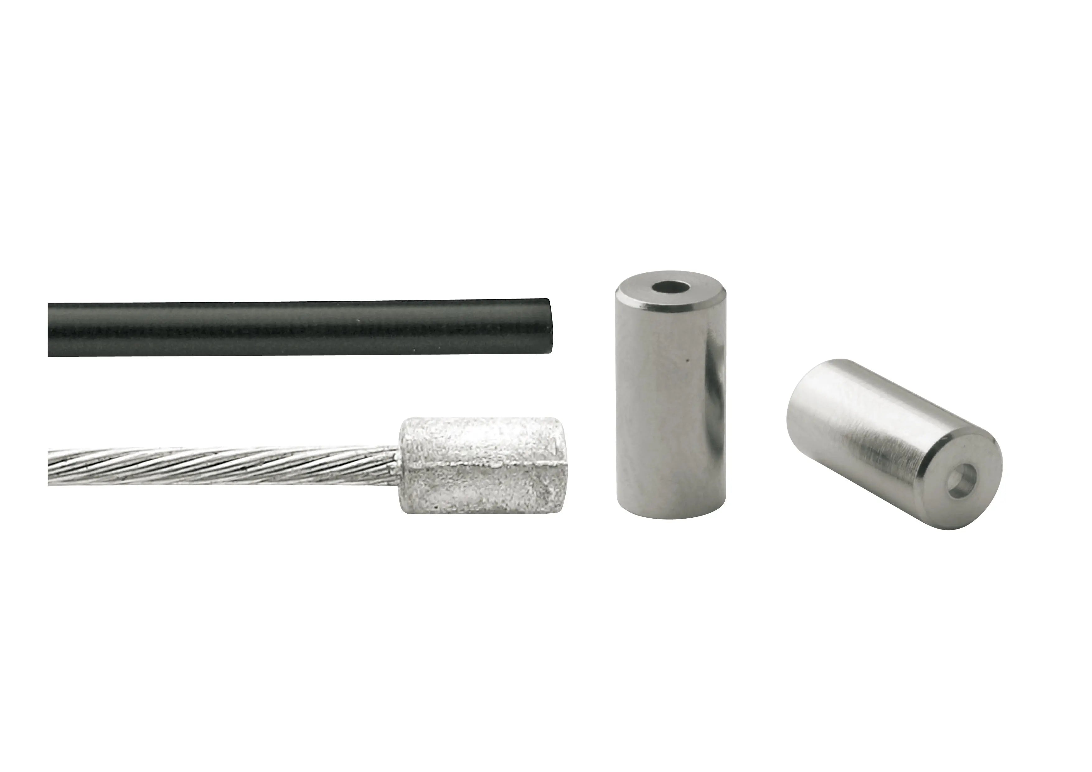 Elvedes universele Gas Kabelkit 1 700mm / 2 250mm Verzinkt Zwart - AE-trading