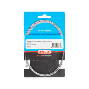 Elvedes binnenkabel Rem-Koppeling Specificaties: Lengte: 2 meter Diameter kabel: 1.5 Diameter nippel: 5.5x10 - AE-trading