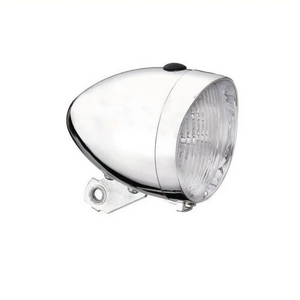 Koplamp LED. incl. batterij zilver 3 LEDs (werkplaatsverpakking) - AE-trading