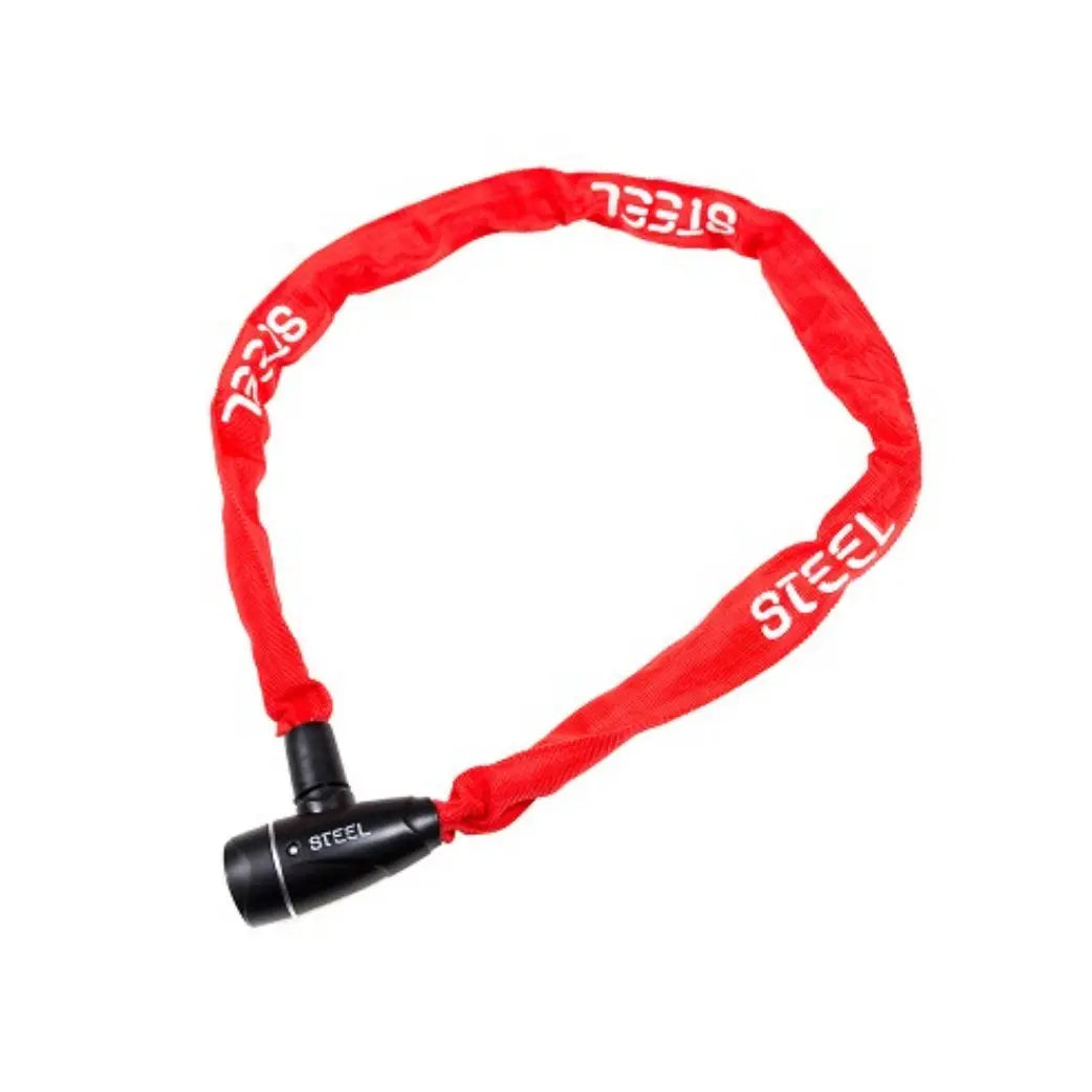 Steel kettingslot Pro Lite 5x1100, rood - AE-trading