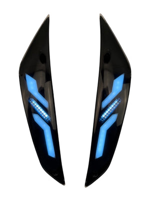 RAW-set Voor LED SQ THNDR Smoke | Piaggio Zip - AE-trading