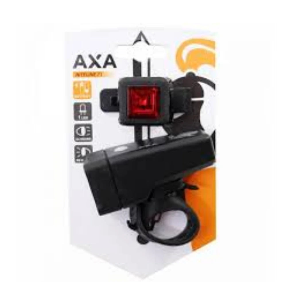 Axa verlichting set Niteline T1, incl batterijen (hangverpakking) - AE-trading