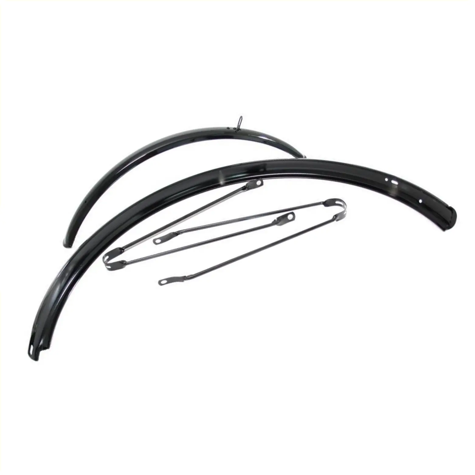 FALKX Spatborden set 28x1 5/8x1 3/8 zwart. Voor en achter. - AE-trading