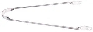 Spatbordstang 28x1 5/8x1 3/8. zilver, per stuk - AE-trading