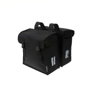 Basil Mara XXL tas dubbel zwart. afmeting 36x34x16cm. totaalinhoud 47 Liter - AE-trading