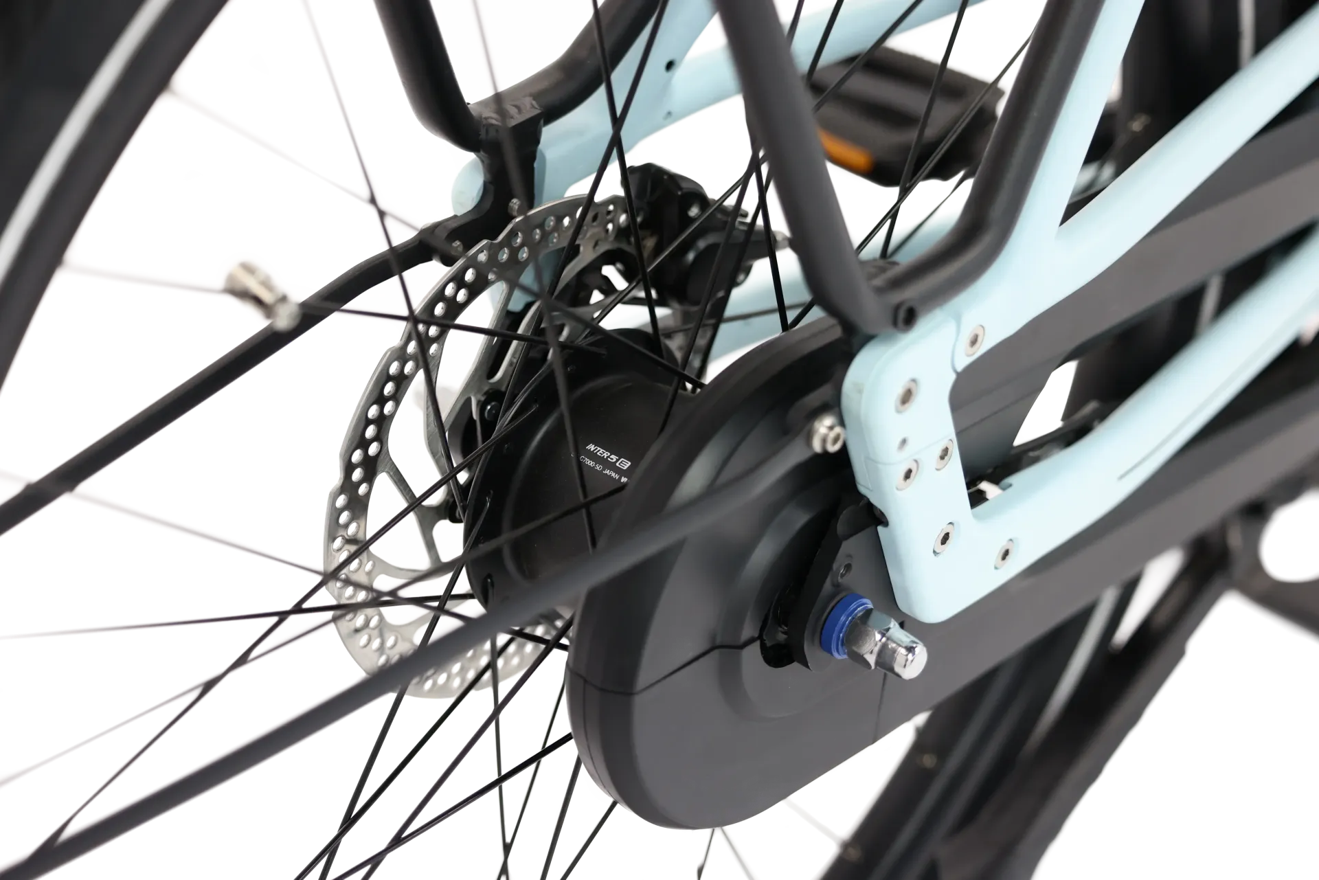 BSP Attivo Tinted Aqua 55 cm – Elektrische Stadsfiets – Bafang M410 – 520 Wh - AE-trading