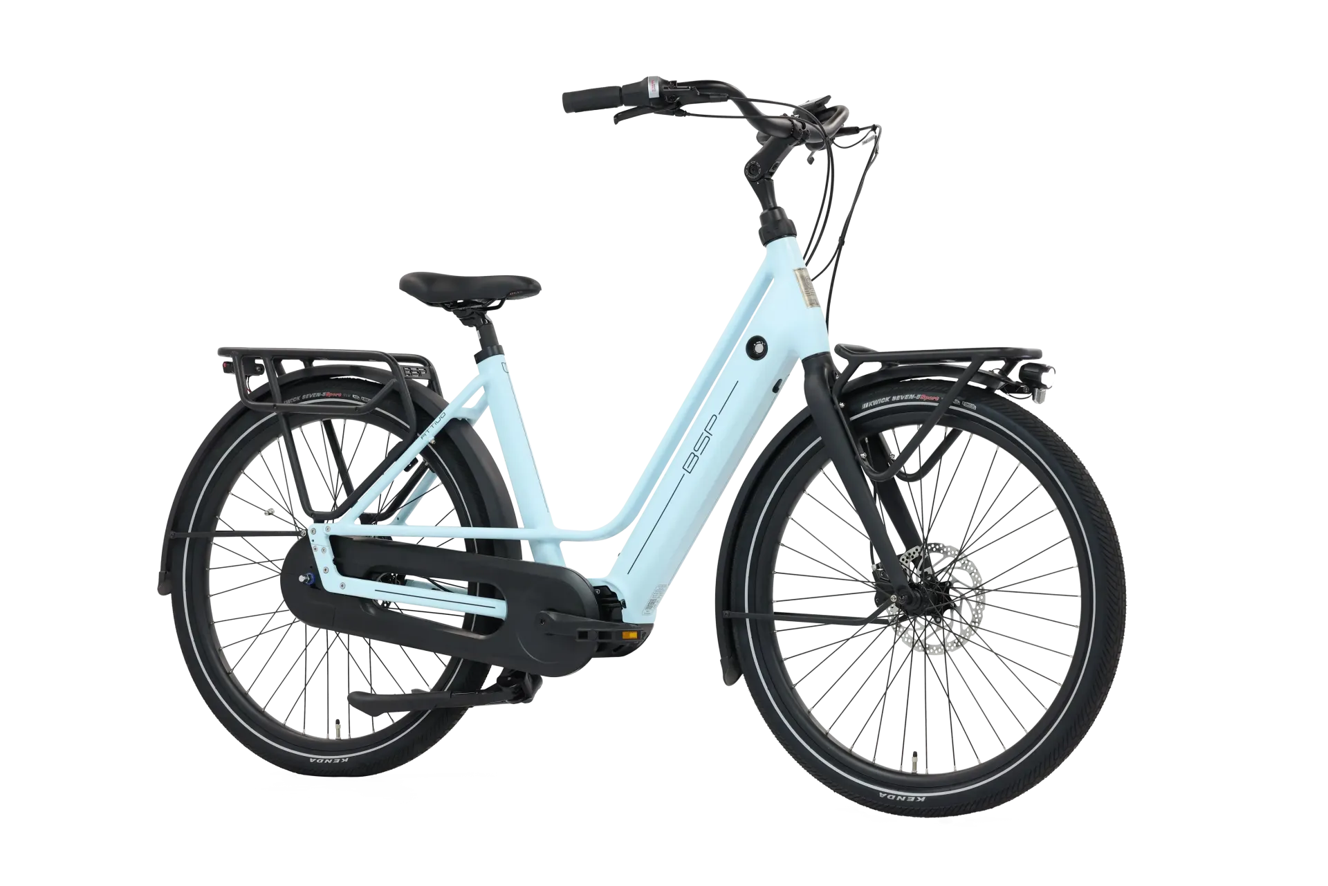 BSP Attivo Tinted Aqua 48 cm – Elektrische Stadsfiets – Bafang M410 – 520 Wh - AE-trading
