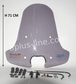 Windscherm Aplus Passend Op Piaggio Zip (Smoke) - AE-trading