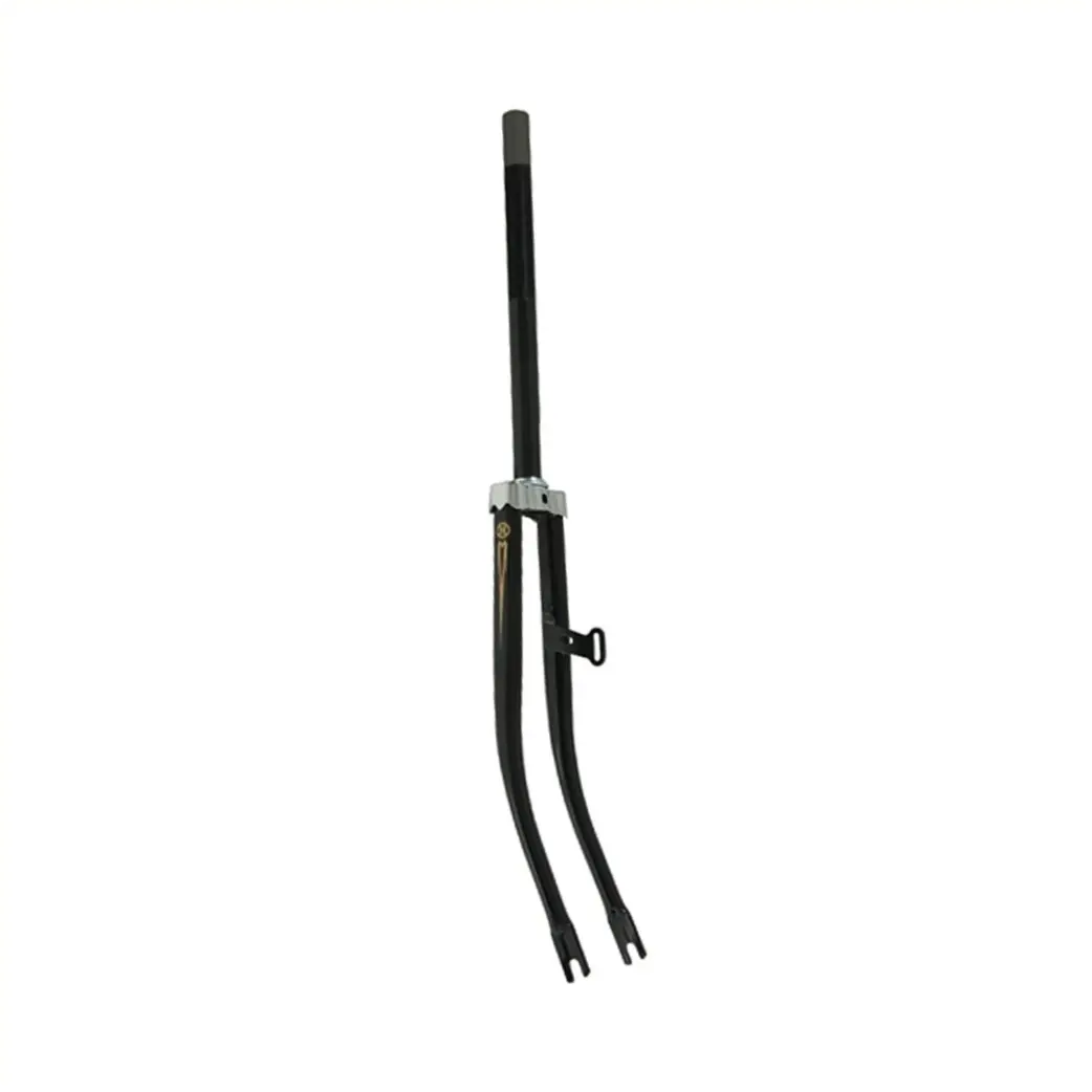 Voorvork 28x1 5/8x1 3/8 Zwart met dynamohaak. 1 inch. balhoofdbuis 265mm. Schroefdraadlengte 138mm. - AE-trading