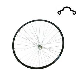 Voorwiel 28x1 1/2 zwart, Westwood profiel aluminium velg - AE-trading