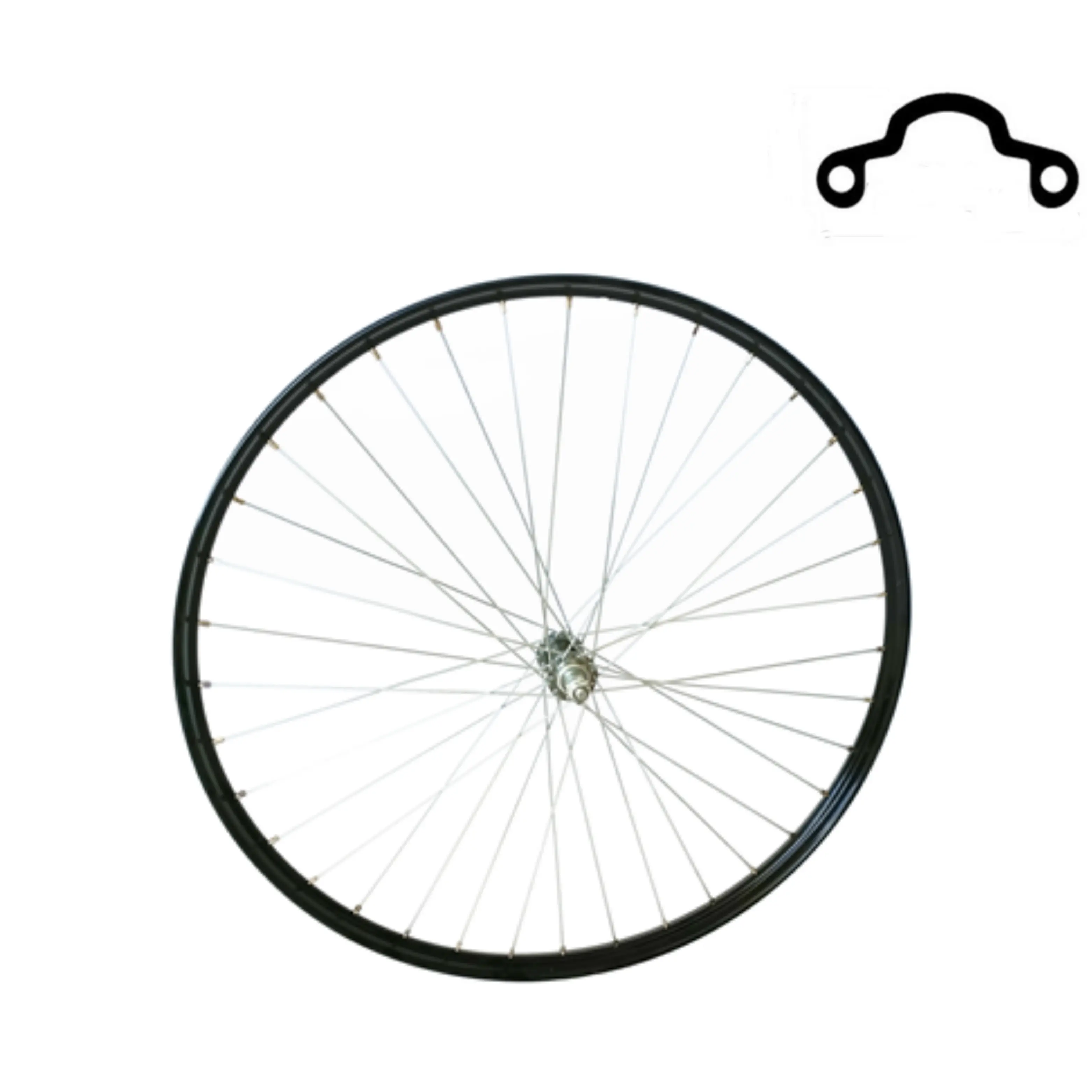 Voorwiel 28x1 1/2 zwart, Westwood profiel aluminium velg - AE-trading