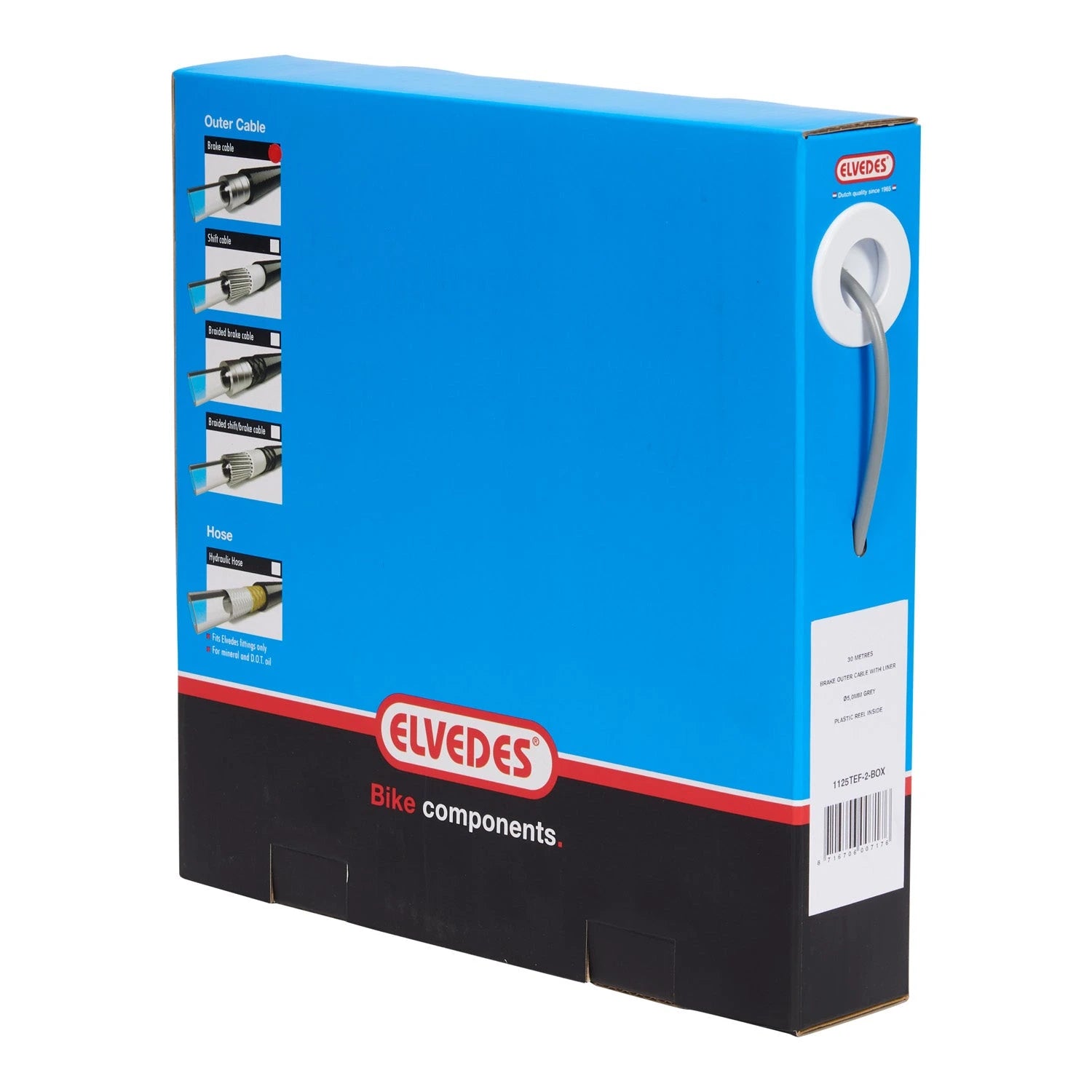Elvedes rol rem buitenkabel 4,9mm grijs 30m - AE-trading
