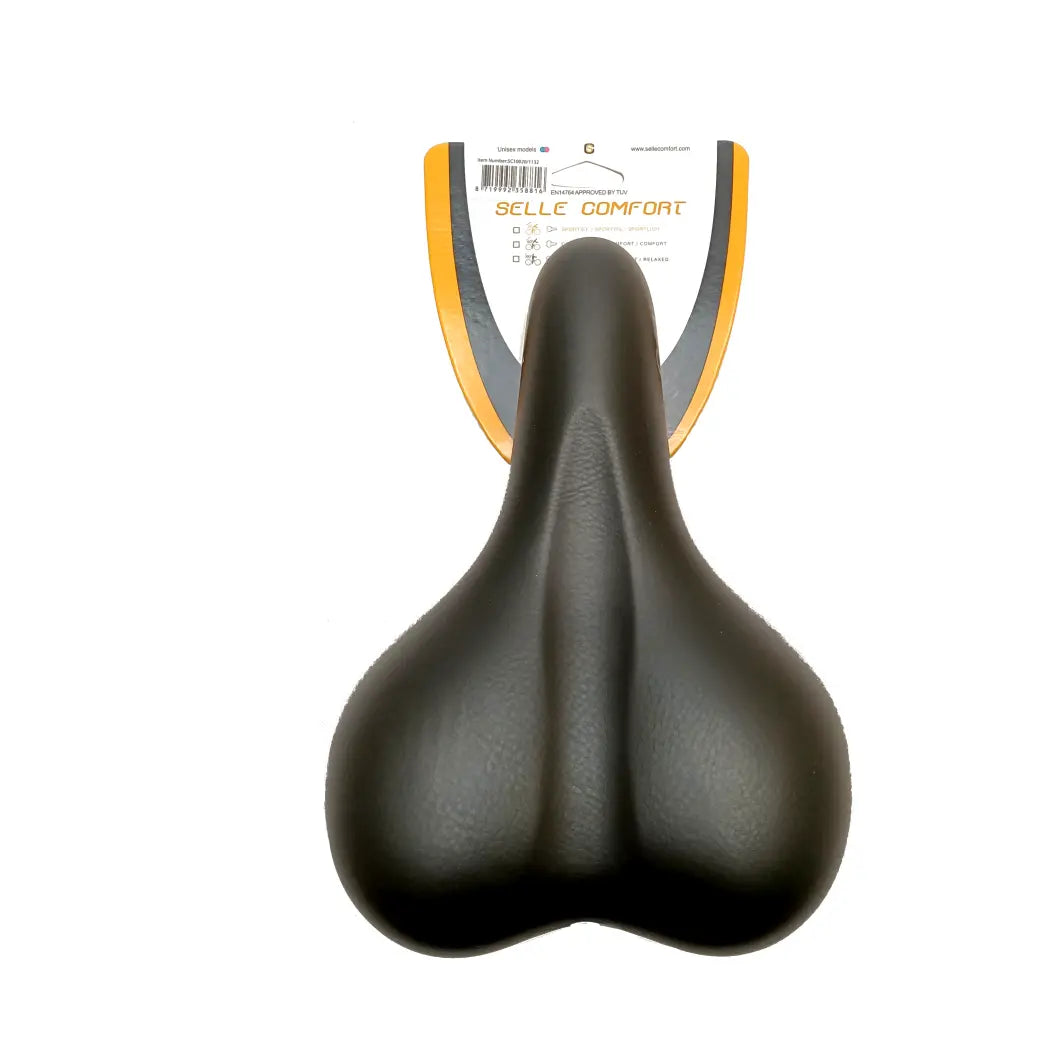 Selle Comfort zadel zwart gel, zonder strop (hangverpakking) - AE-trading
